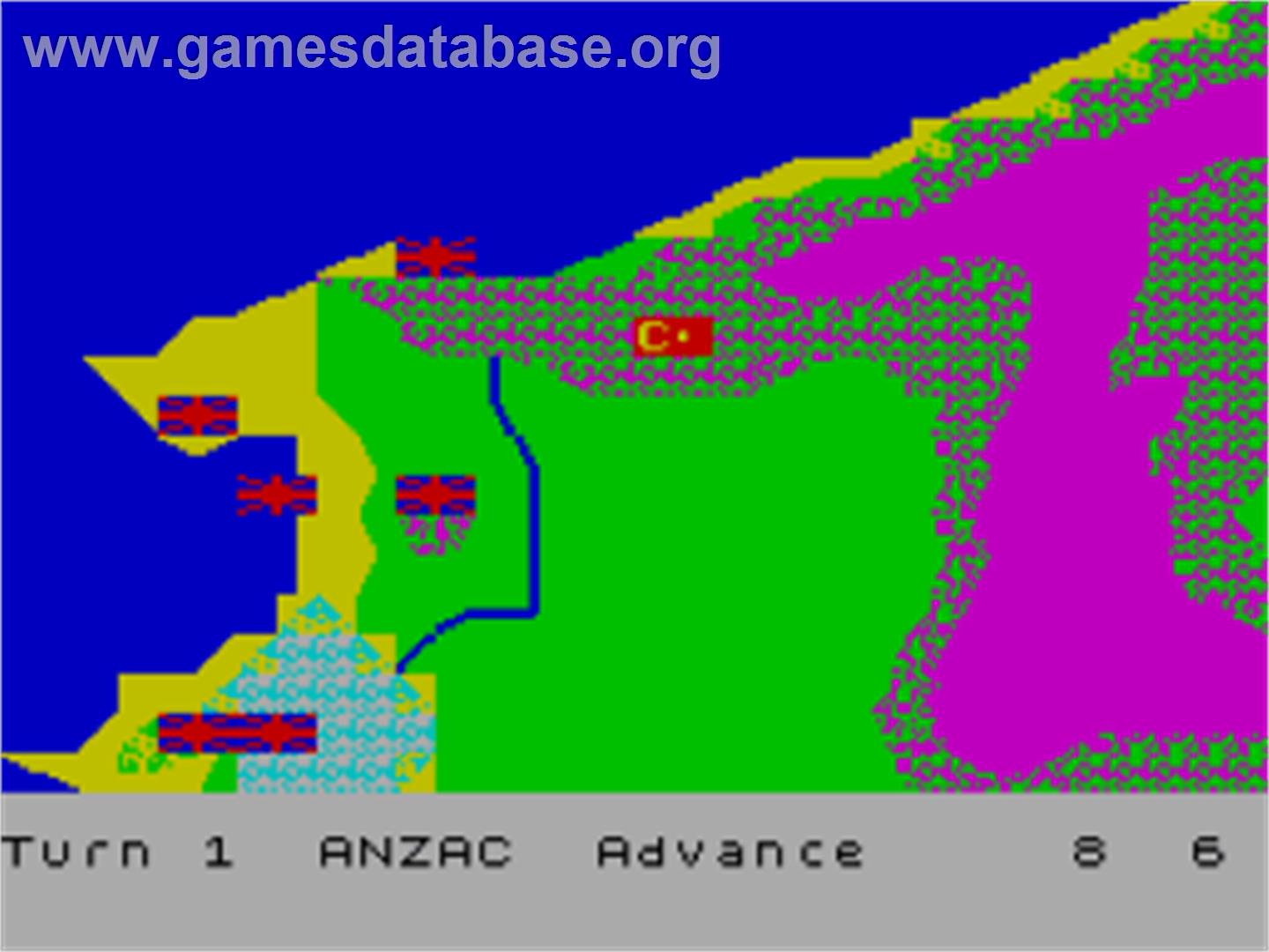 Gallipoli - Sinclair ZX Spectrum - Artwork - In Game