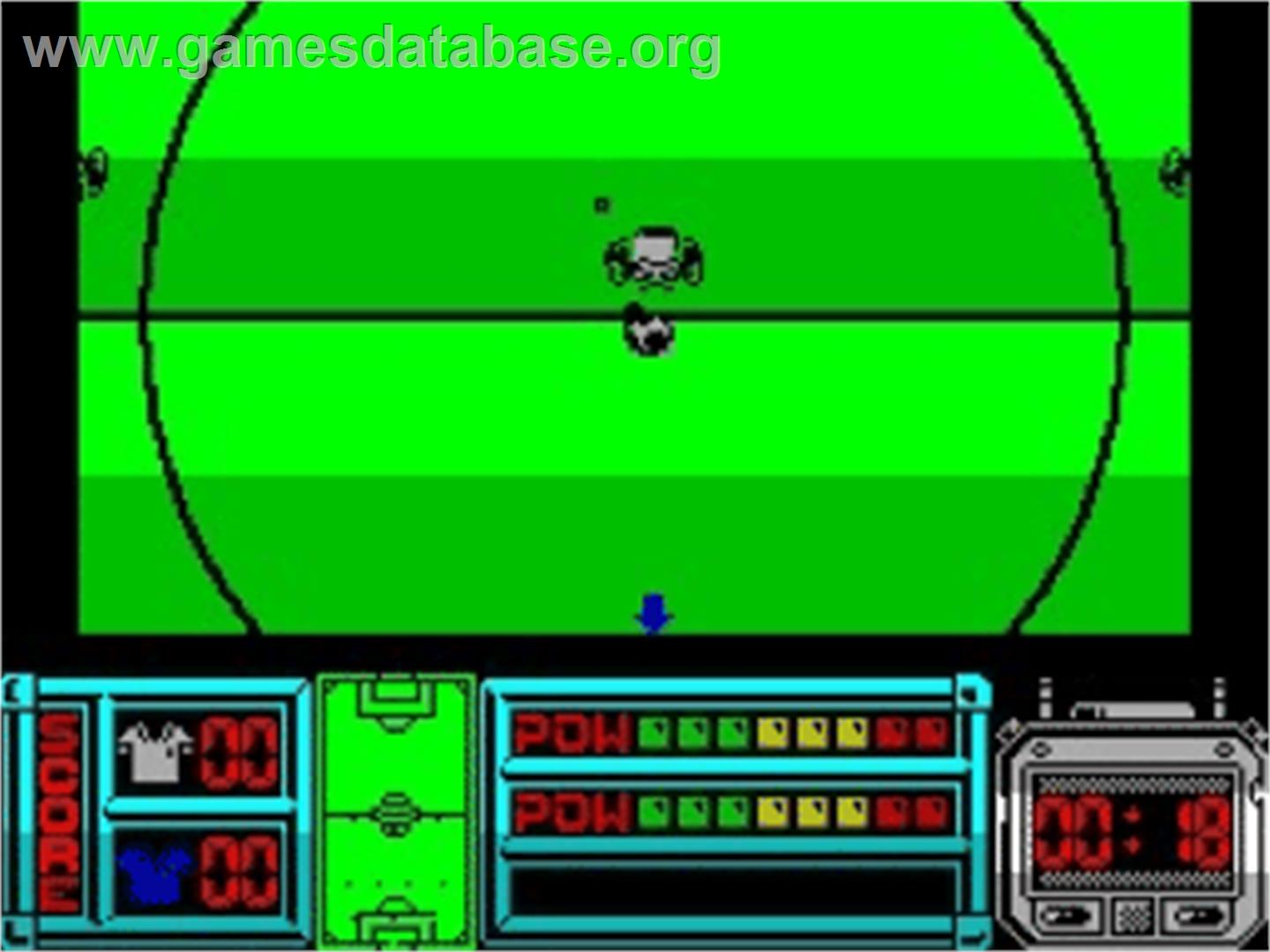 Gary Lineker's Hot-shot! - Sinclair ZX Spectrum - Artwork - In Game