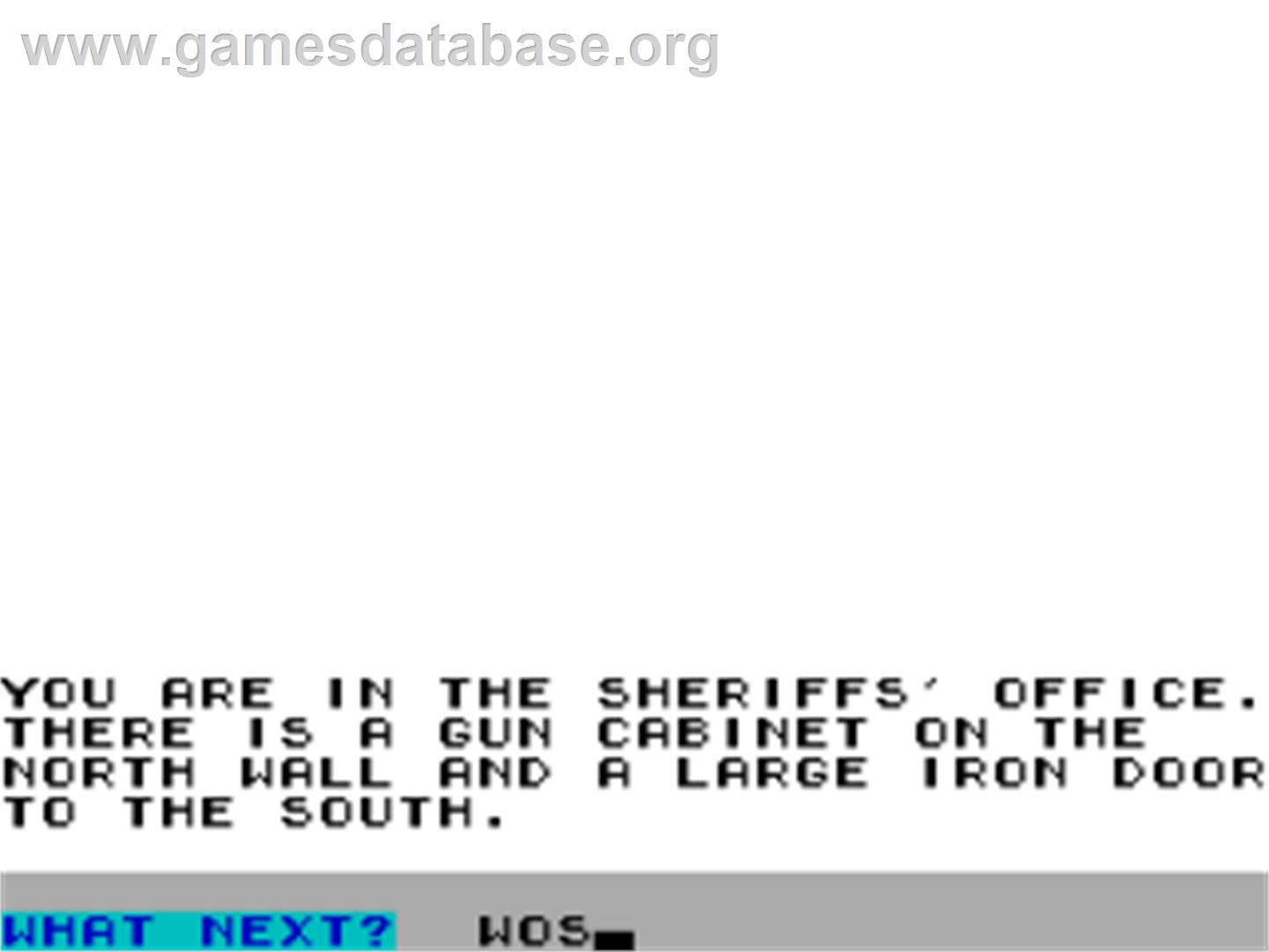 Ghost Town - Sinclair ZX Spectrum - Artwork - In Game