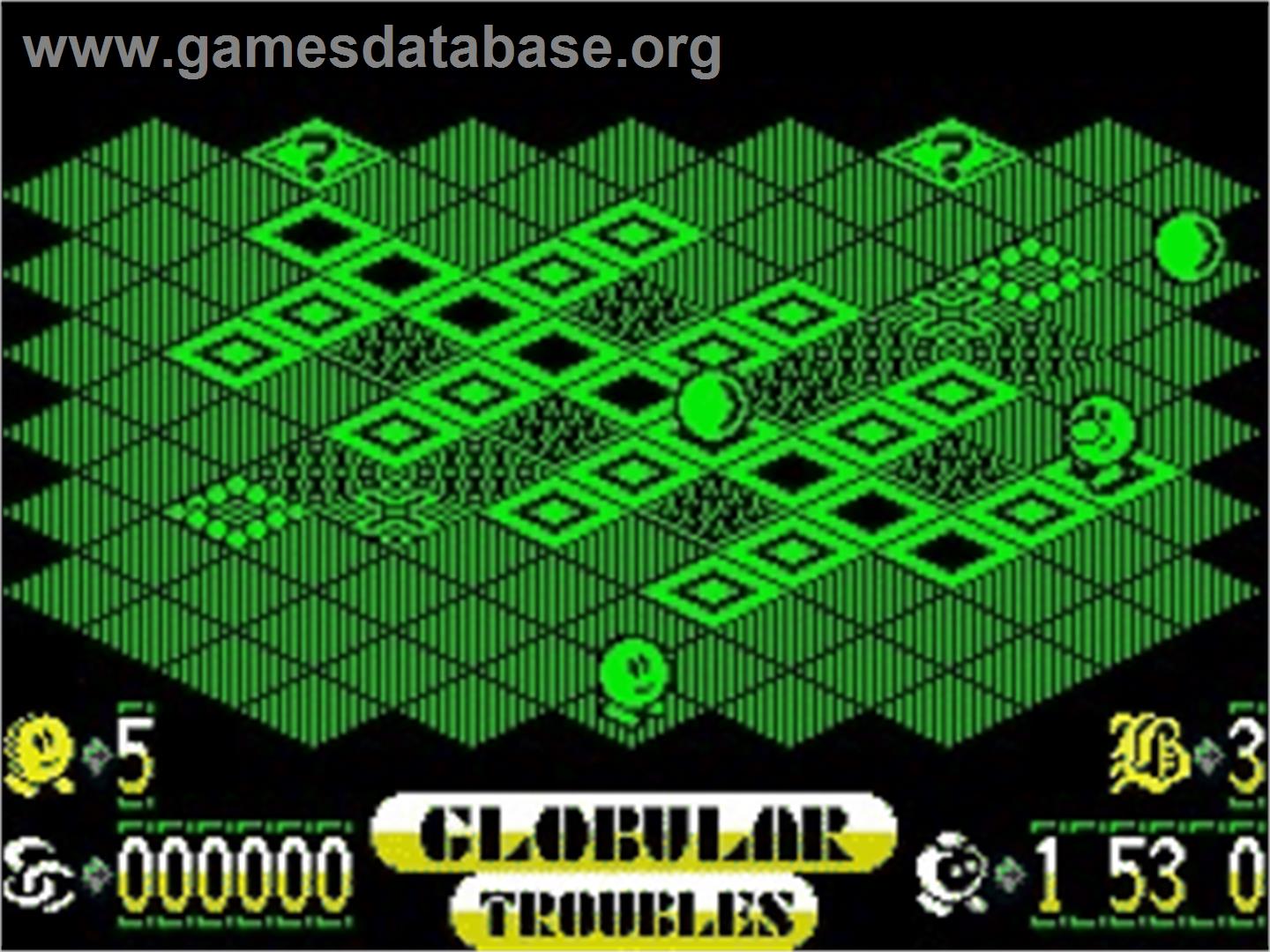 Globular Troubles - Sinclair ZX Spectrum - Artwork - In Game