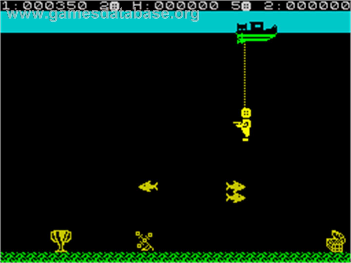 Glug Glug - Sinclair ZX Spectrum - Artwork - In Game