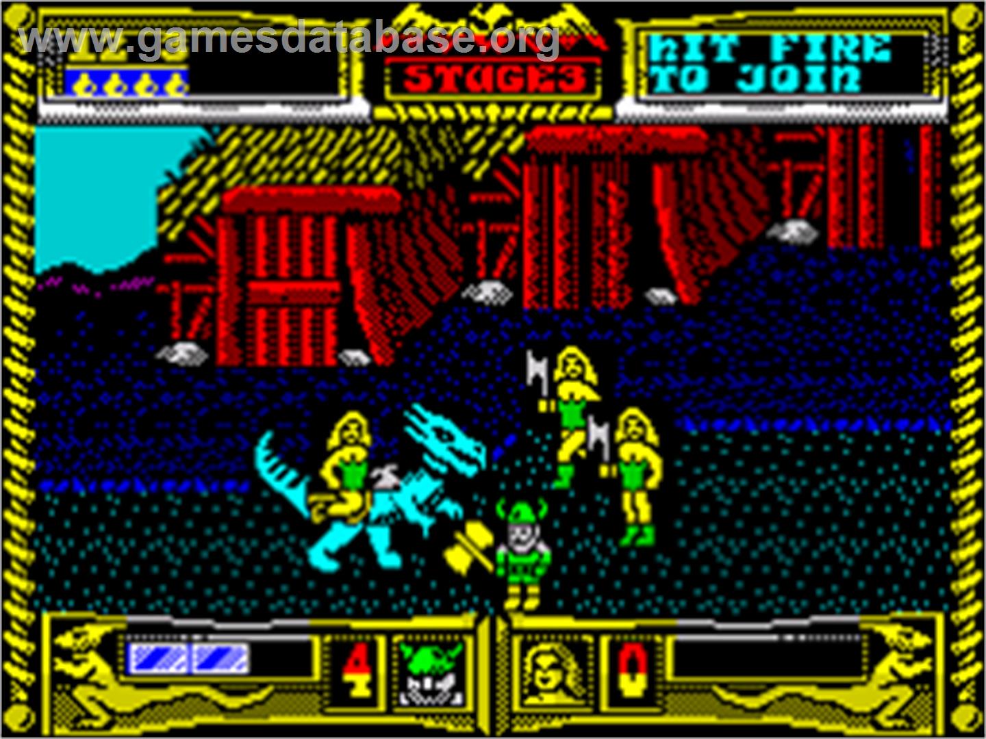 Golden Axe - Sinclair ZX Spectrum - Artwork - In Game
