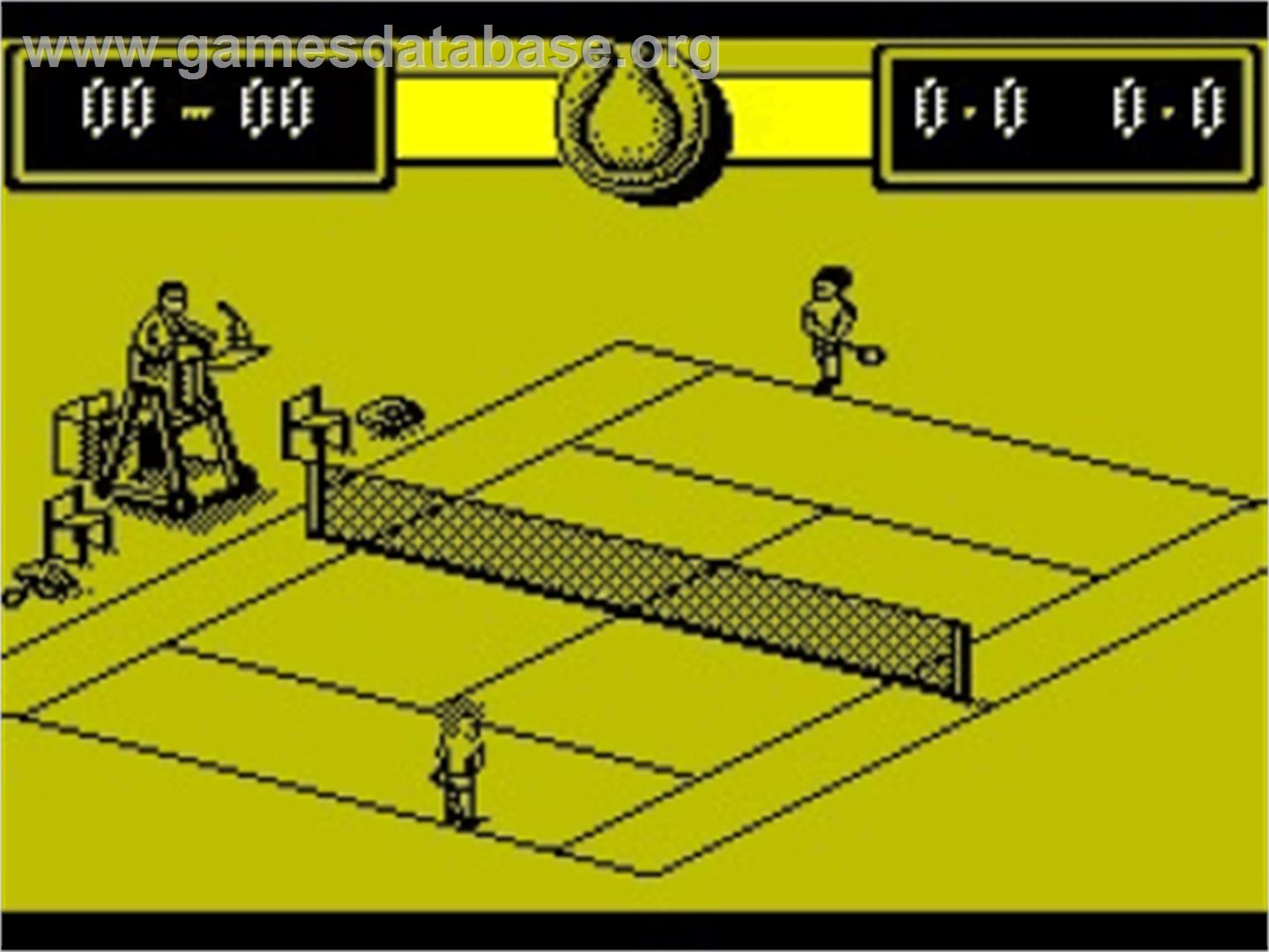Grand Prix Tennis - Sinclair ZX Spectrum - Artwork - In Game