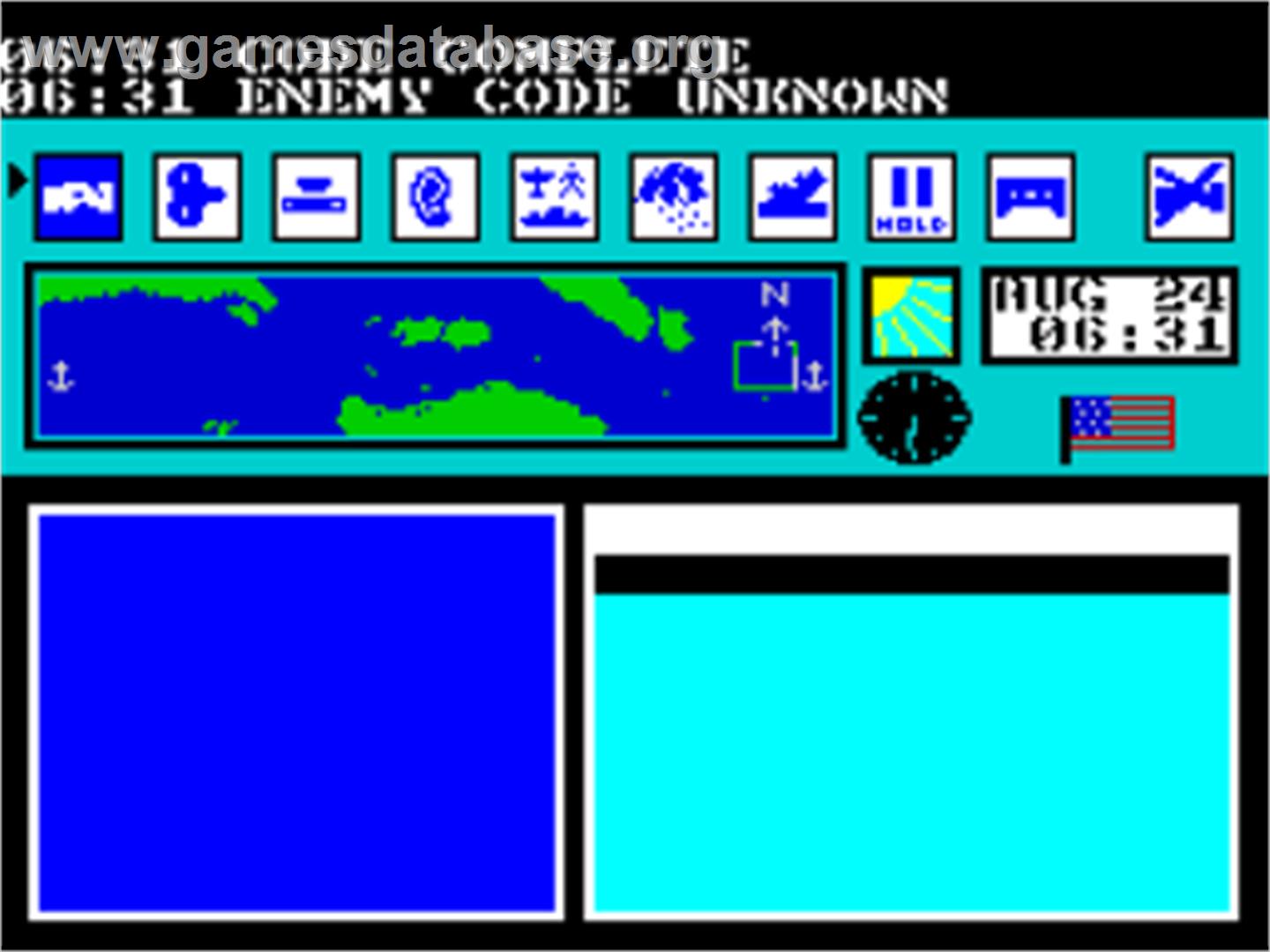 Guadalcanal - Sinclair ZX Spectrum - Artwork - In Game