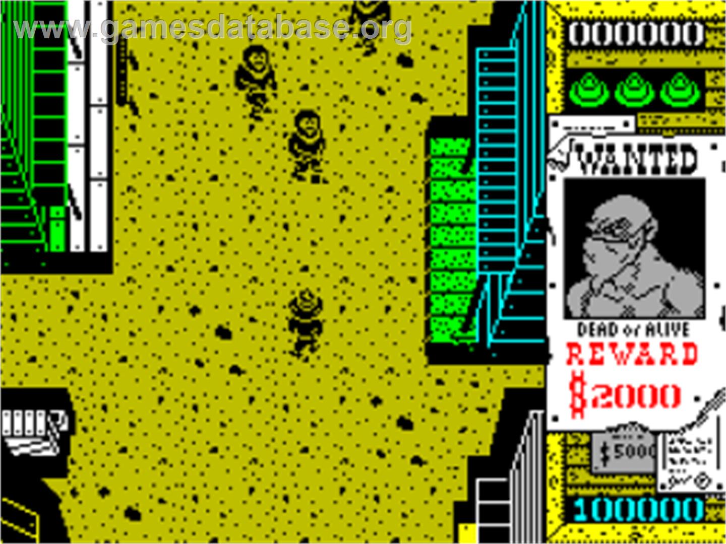 Gun.Smoke - Sinclair ZX Spectrum - Artwork - In Game