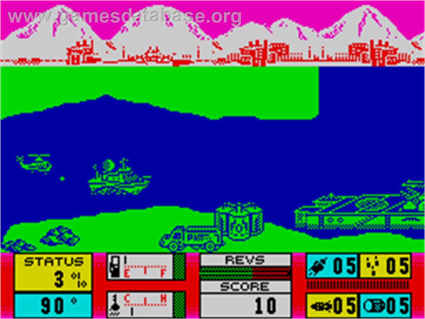 Gunboat - Sinclair ZX Spectrum - Artwork - In Game