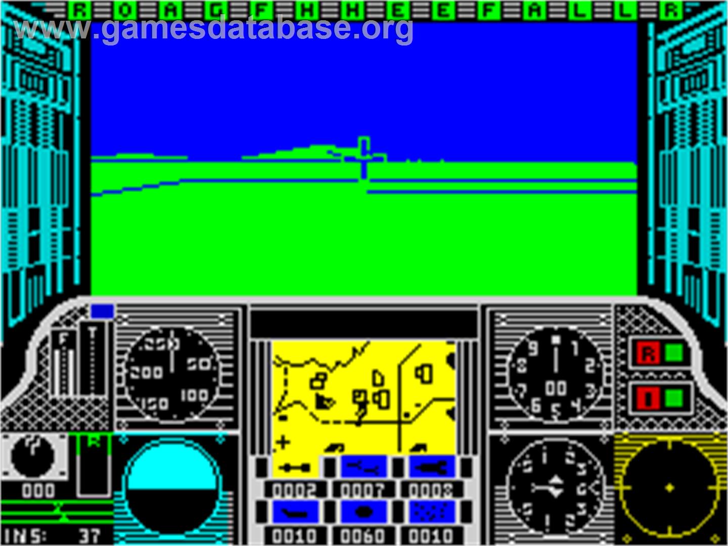 Gunship - Sinclair ZX Spectrum - Artwork - In Game
