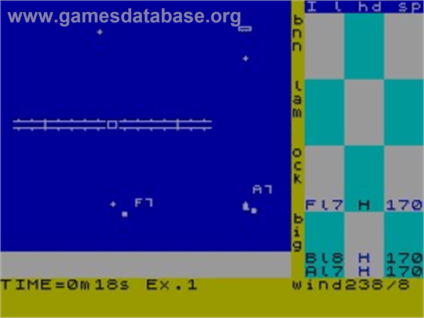 Heathrow Air Traffic Control - Sinclair ZX Spectrum - Artwork - In Game