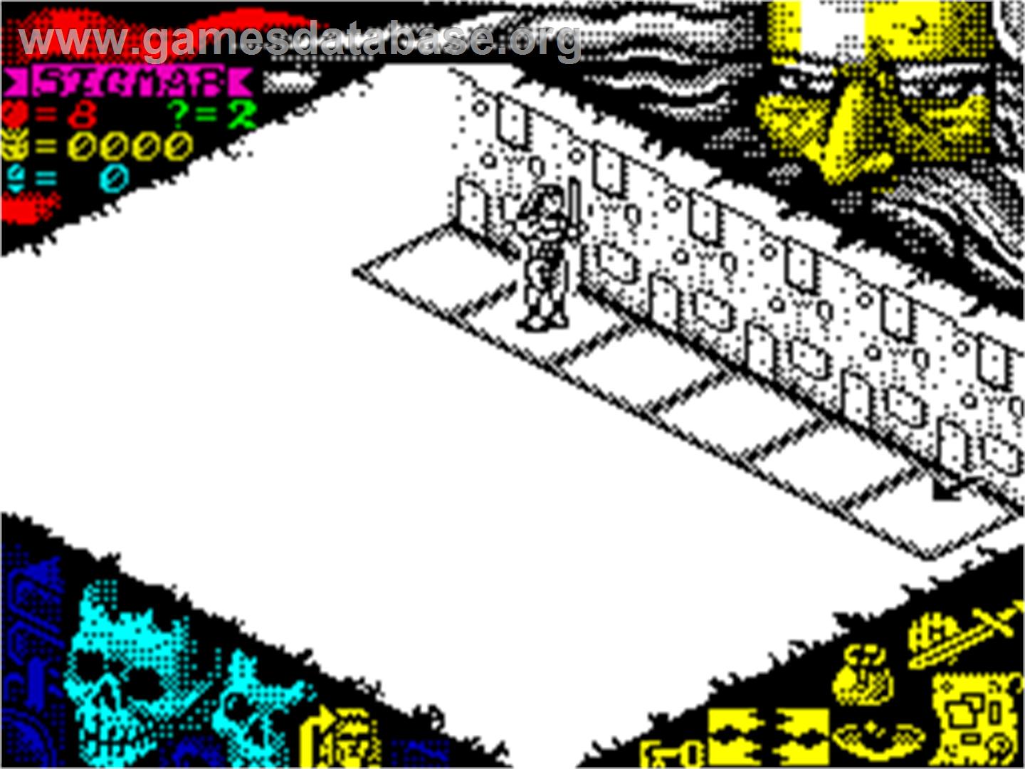 Hero Quest - Sinclair ZX Spectrum - Artwork - In Game