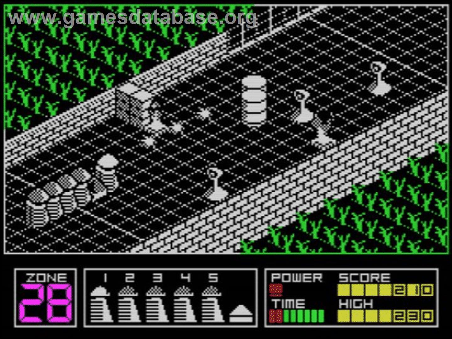 Highway Encounter - Sinclair ZX Spectrum - Artwork - In Game