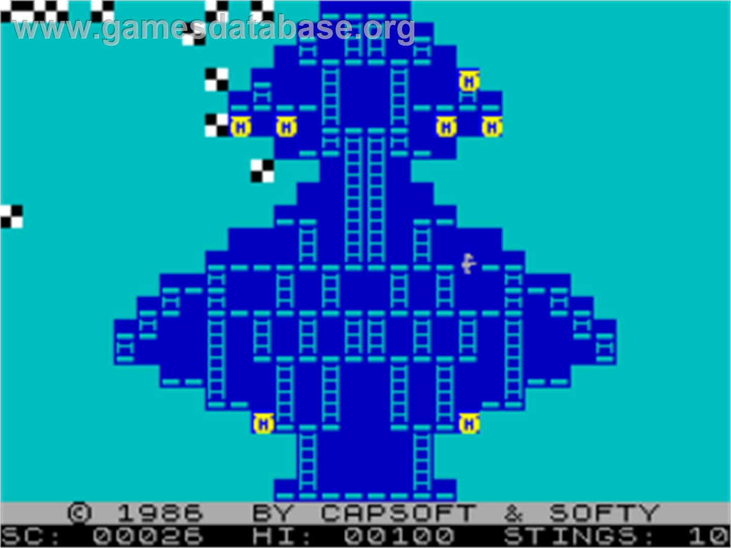 Hive - Sinclair ZX Spectrum - Artwork - In Game