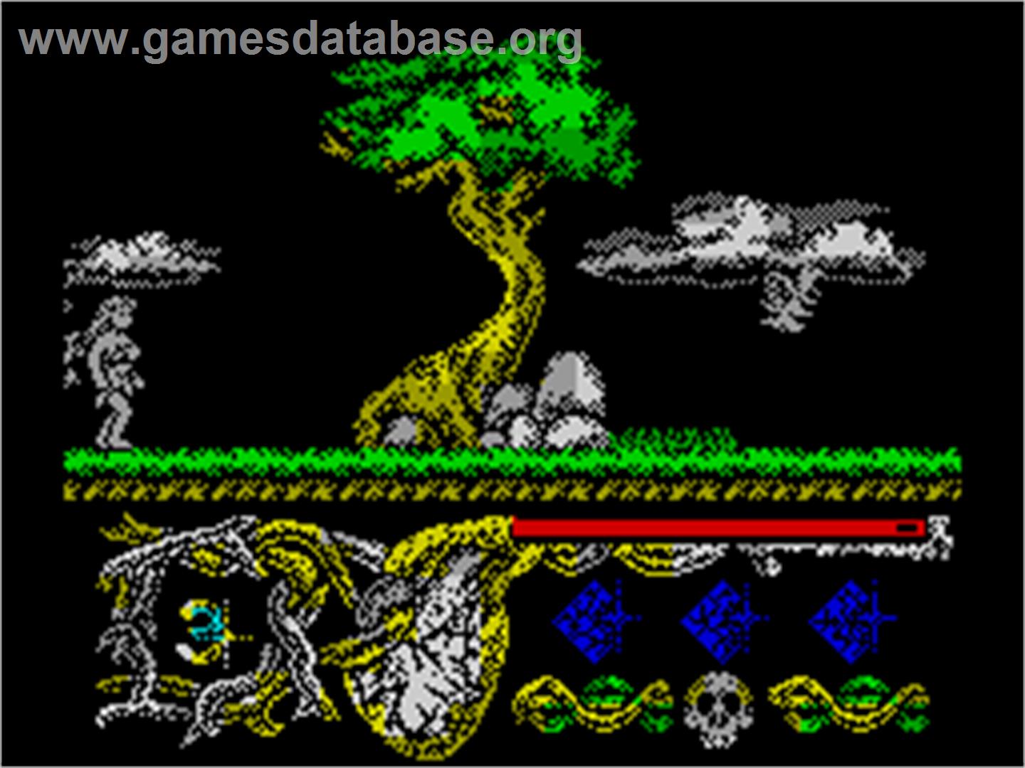 Hundra - Sinclair ZX Spectrum - Artwork - In Game