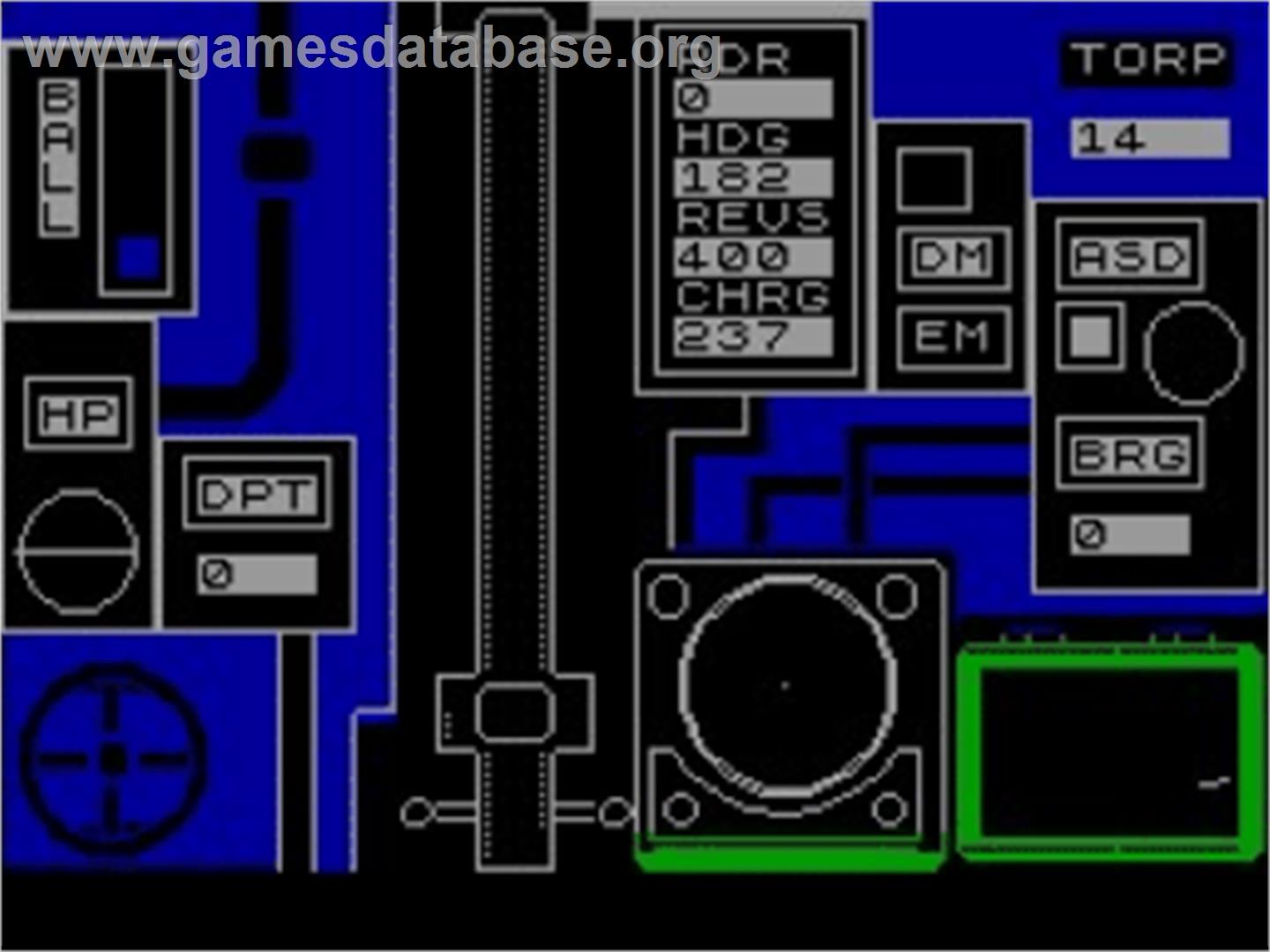 Hunter Killer - Sinclair ZX Spectrum - Artwork - In Game