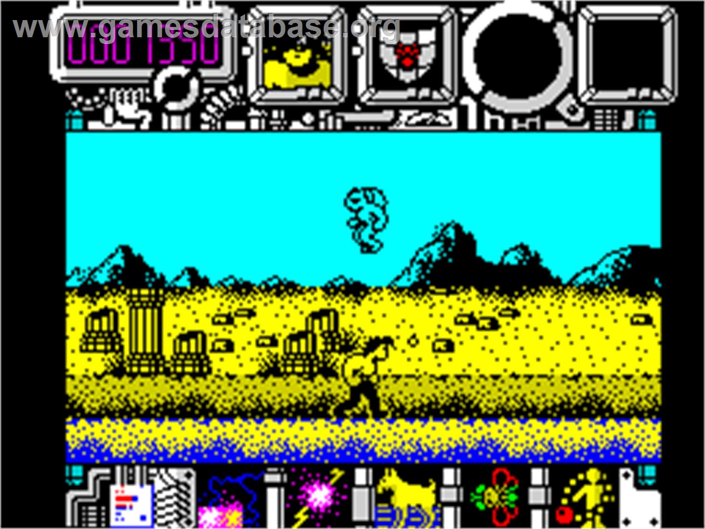 Hysteria - Sinclair ZX Spectrum - Artwork - In Game