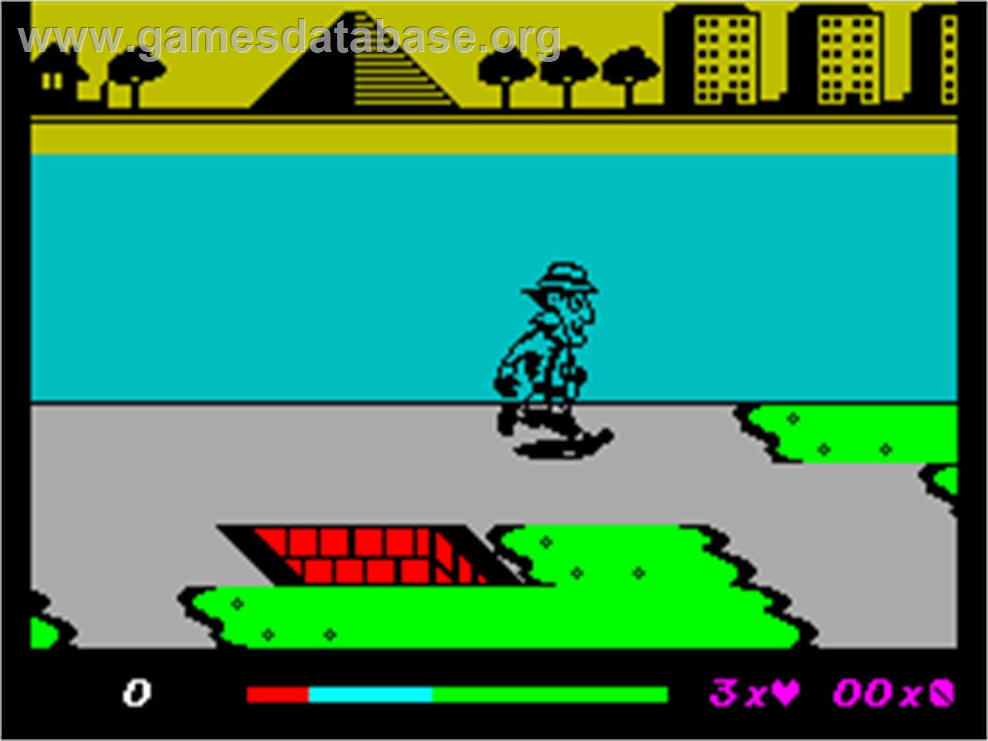 Inspector Gadget and the Circus of Fear - Sinclair ZX Spectrum - Artwork - In Game