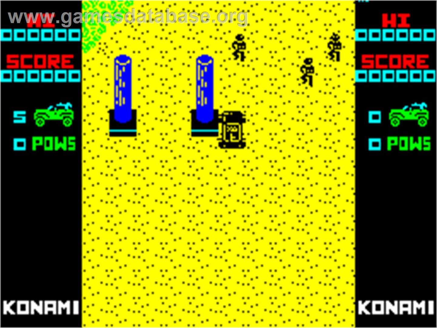 Jackal - Sinclair ZX Spectrum - Artwork - In Game