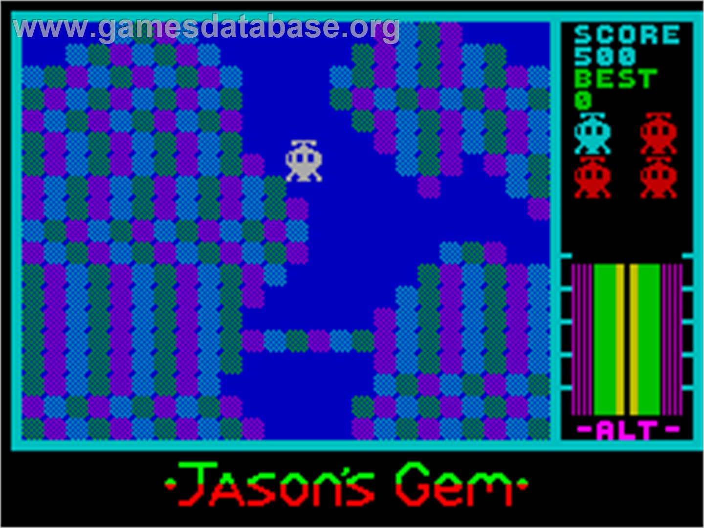 Jason's Gem - Sinclair ZX Spectrum - Artwork - In Game