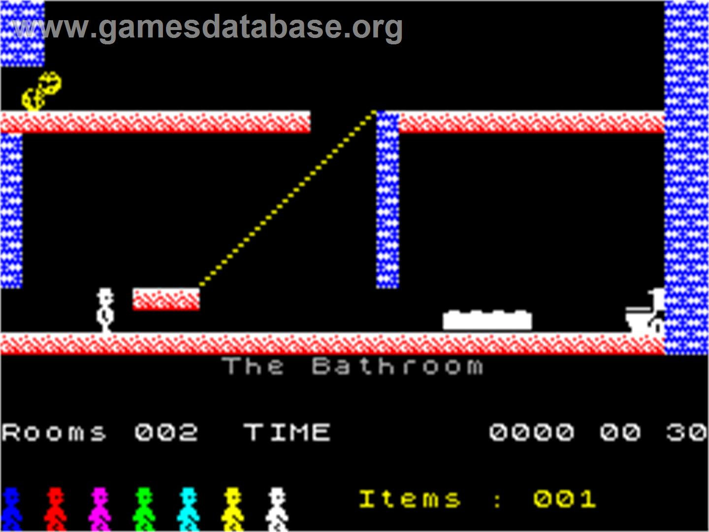 Jet Set Willy II: The Final Frontier - Sinclair ZX Spectrum - Artwork - In Game
