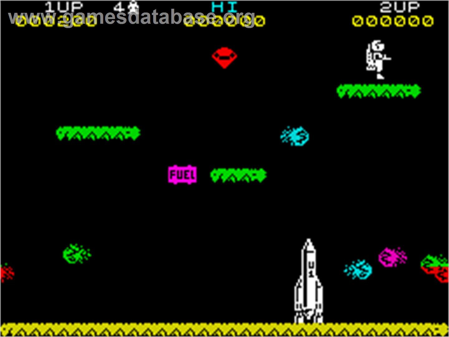 Jetpac - Sinclair ZX Spectrum - Artwork - In Game