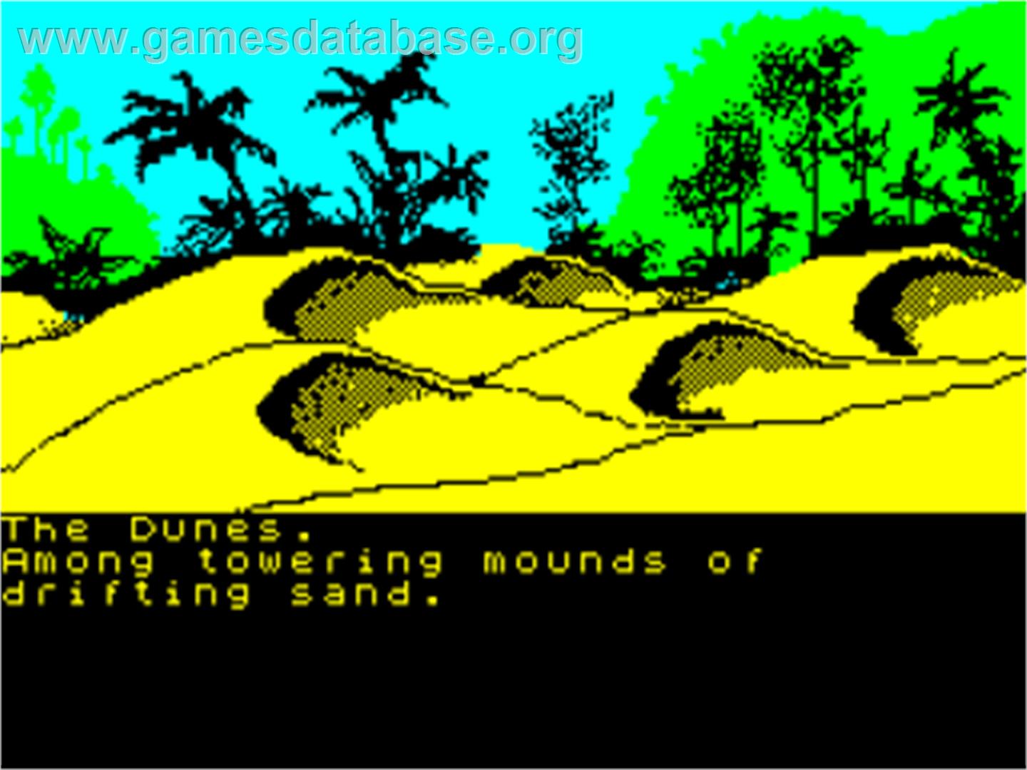 Jewels Of Babylon - Sinclair ZX Spectrum - Artwork - In Game