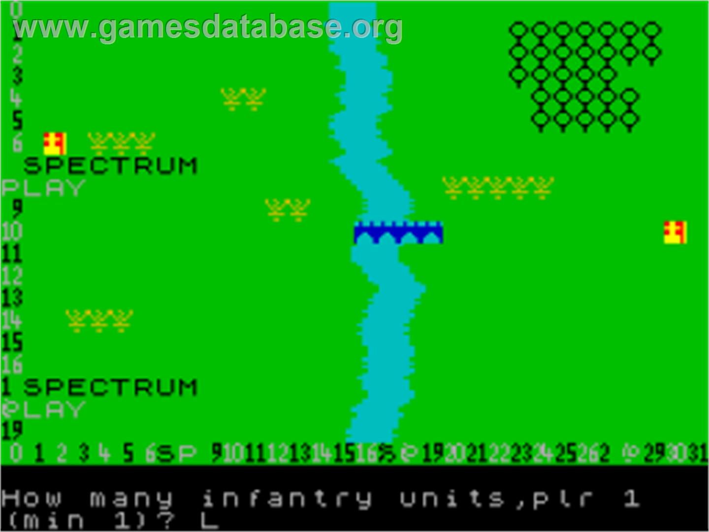Johnny Reb - Sinclair ZX Spectrum - Artwork - In Game