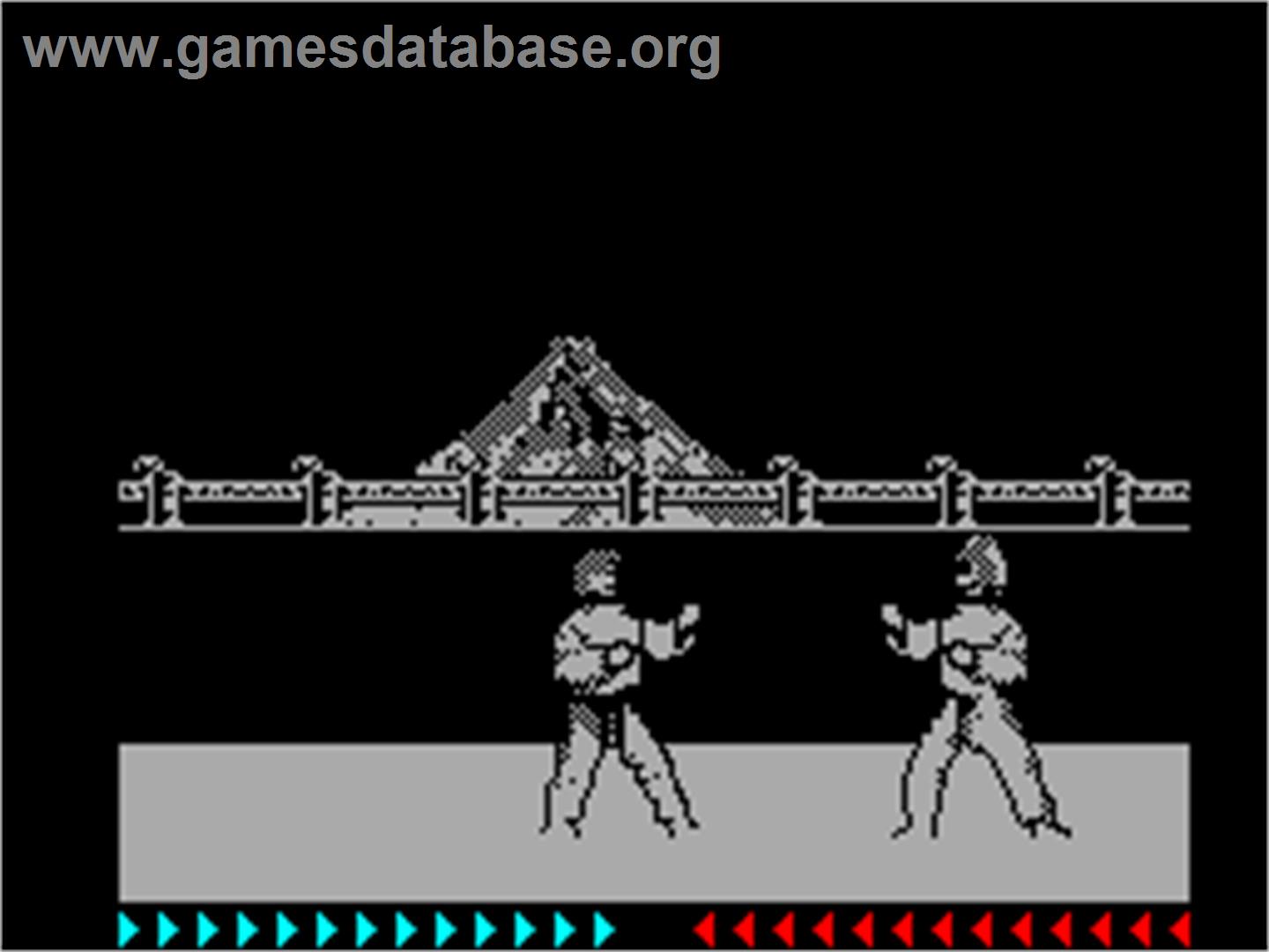 Karateka - Sinclair ZX Spectrum - Artwork - In Game