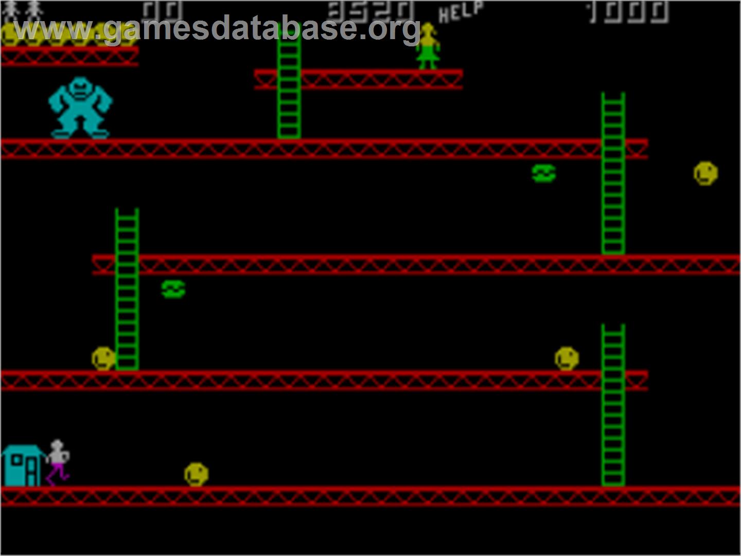 Killer Kong - Sinclair ZX Spectrum - Artwork - In Game