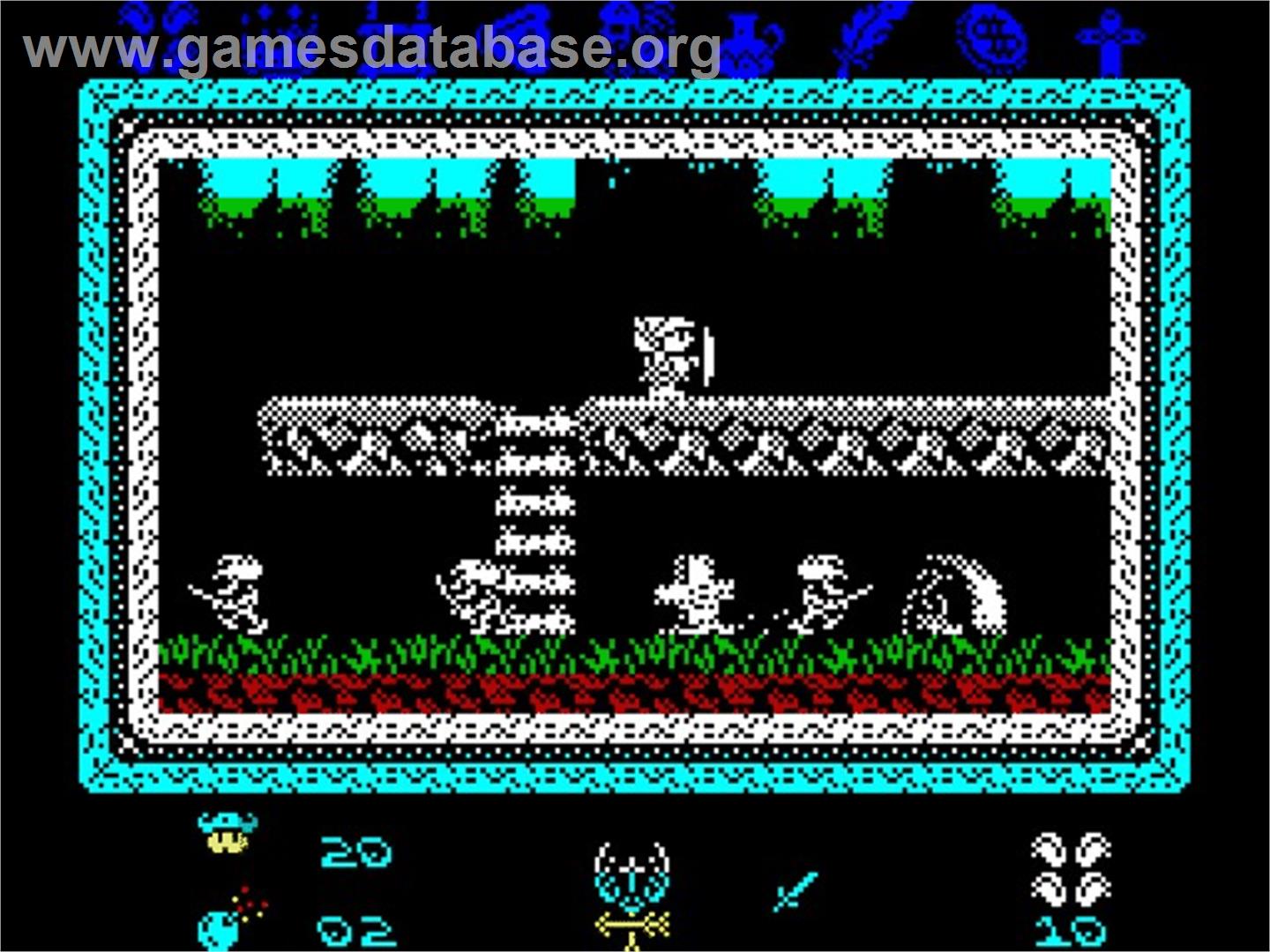 Knightmare 2 Zx - Sinclair ZX Spectrum - Artwork - In Game