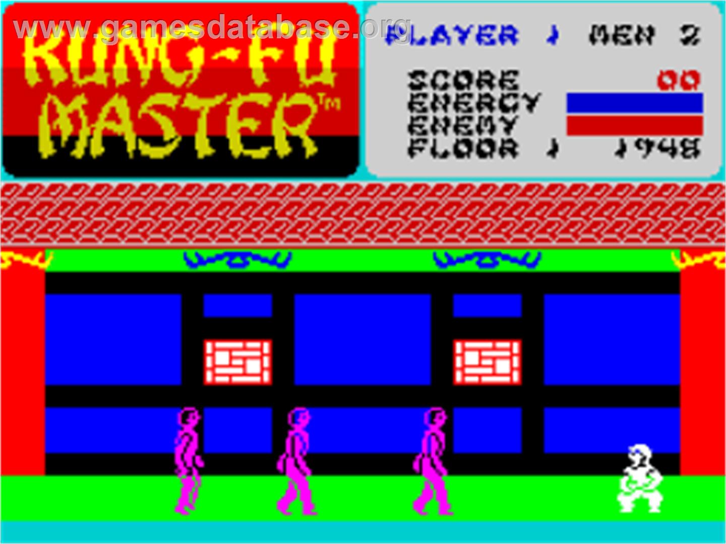 Kung-fu Master - Sinclair ZX Spectrum - Artwork - In Game