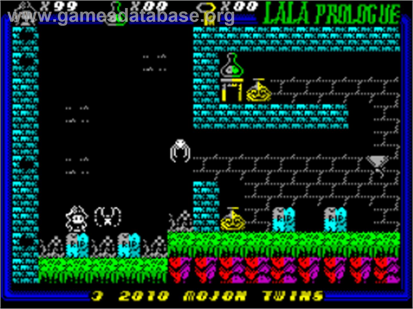 Lala Prologue - Sinclair ZX Spectrum - Artwork - In Game
