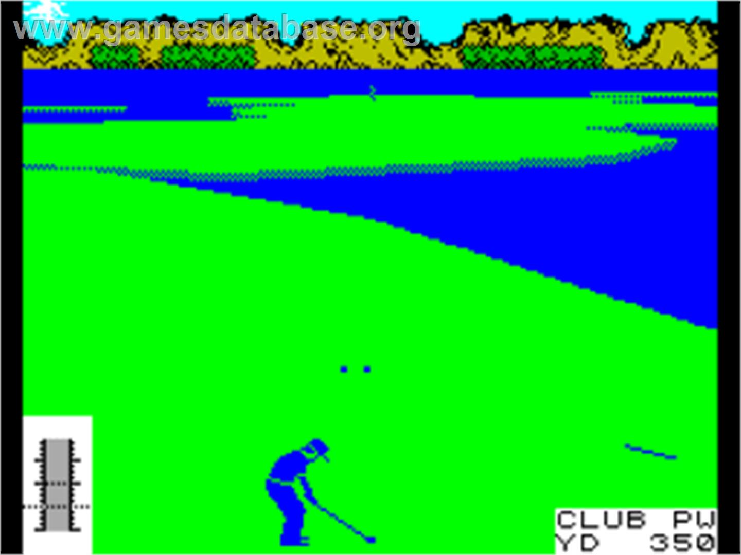 Leader Board Tournament - Sinclair ZX Spectrum - Artwork - In Game