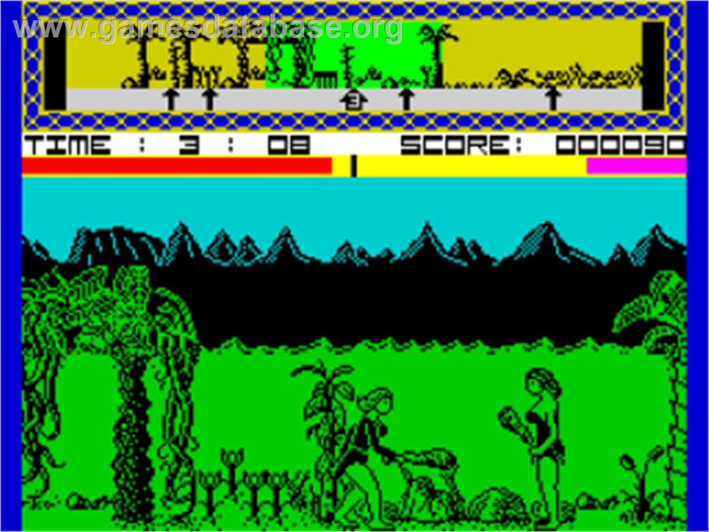 Legend Of The Amazon Women - Sinclair ZX Spectrum - Artwork - In Game