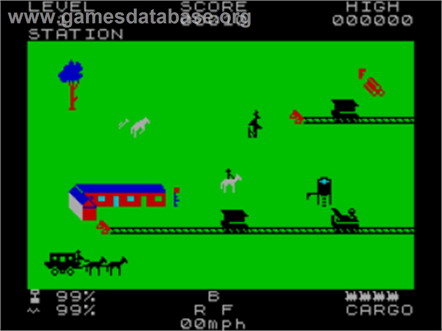 Loco Motion - Sinclair ZX Spectrum - Artwork - In Game