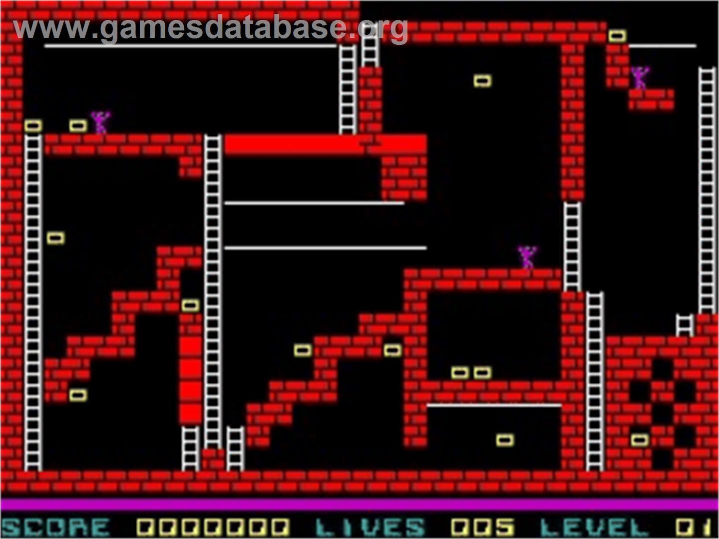 Lode Runner - Sinclair ZX Spectrum - Artwork - In Game