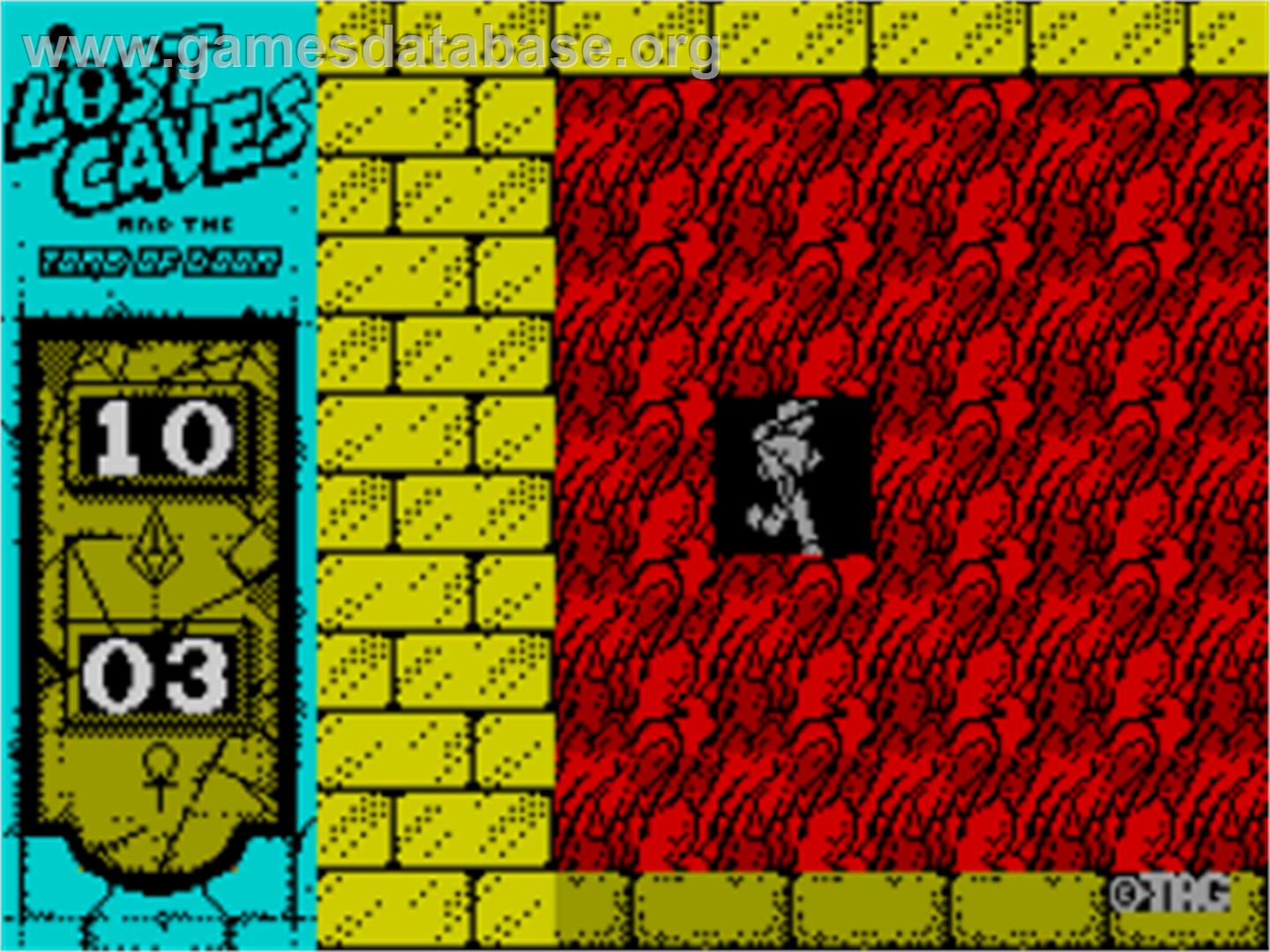 Lost Caves - Sinclair ZX Spectrum - Artwork - In Game