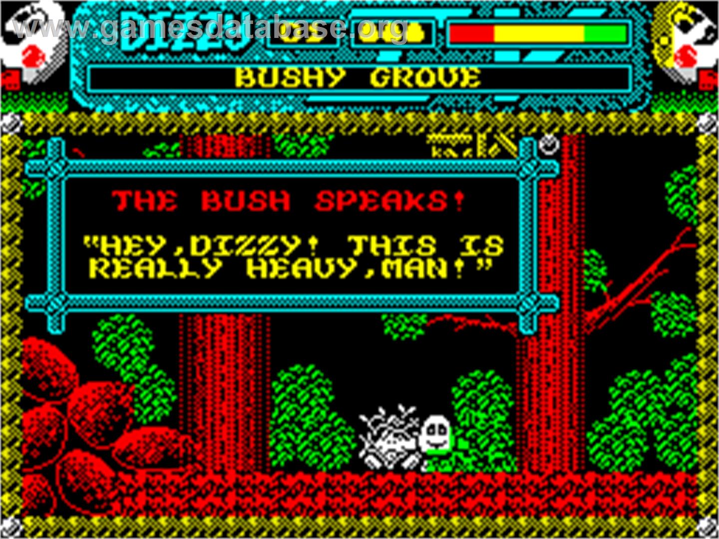 Magicland Dizzy - Sinclair ZX Spectrum - Artwork - In Game