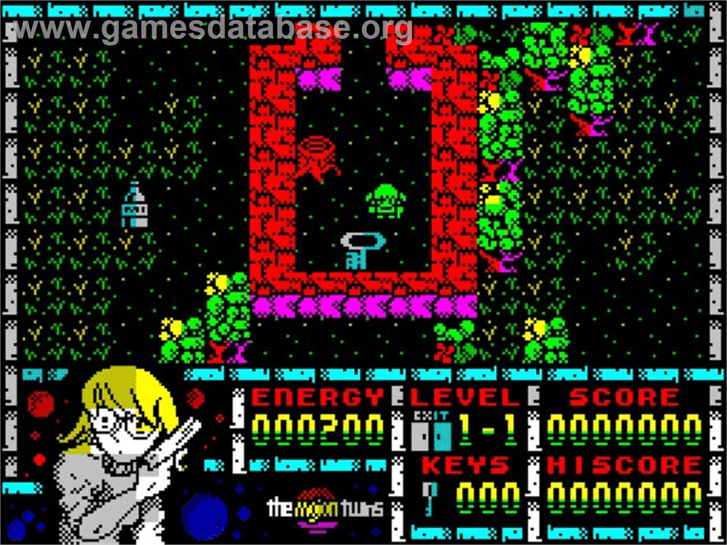 Maritrini, Freelance Monster Slayer - Sinclair ZX Spectrum - Artwork - In Game