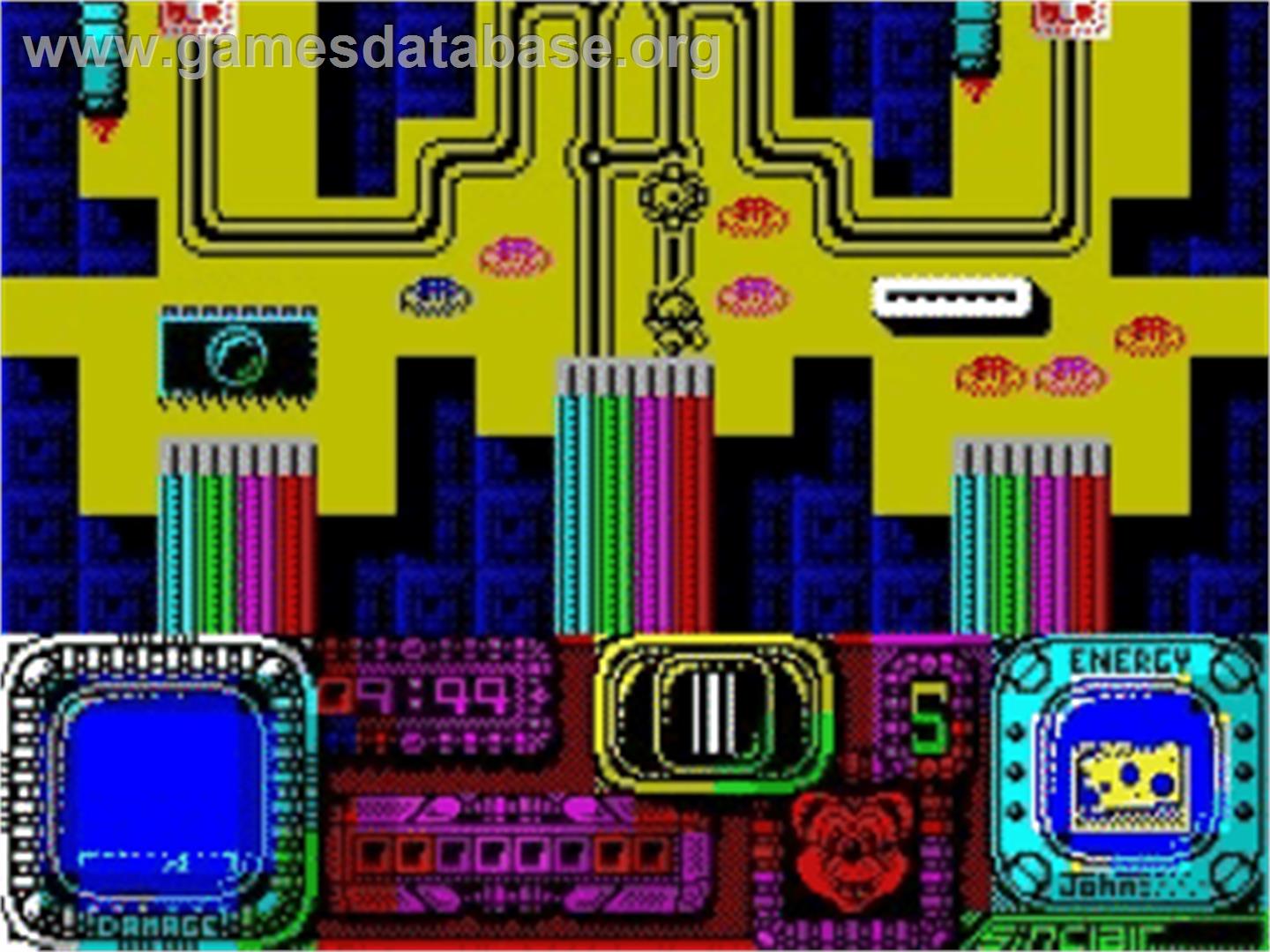 Micro Mouse - Sinclair ZX Spectrum - Artwork - In Game