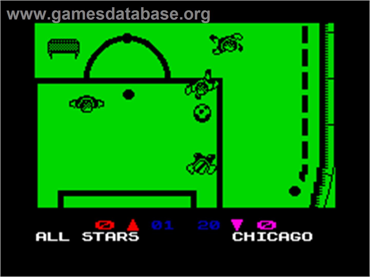 Microprose Pro Soccer - Sinclair ZX Spectrum - Artwork - In Game