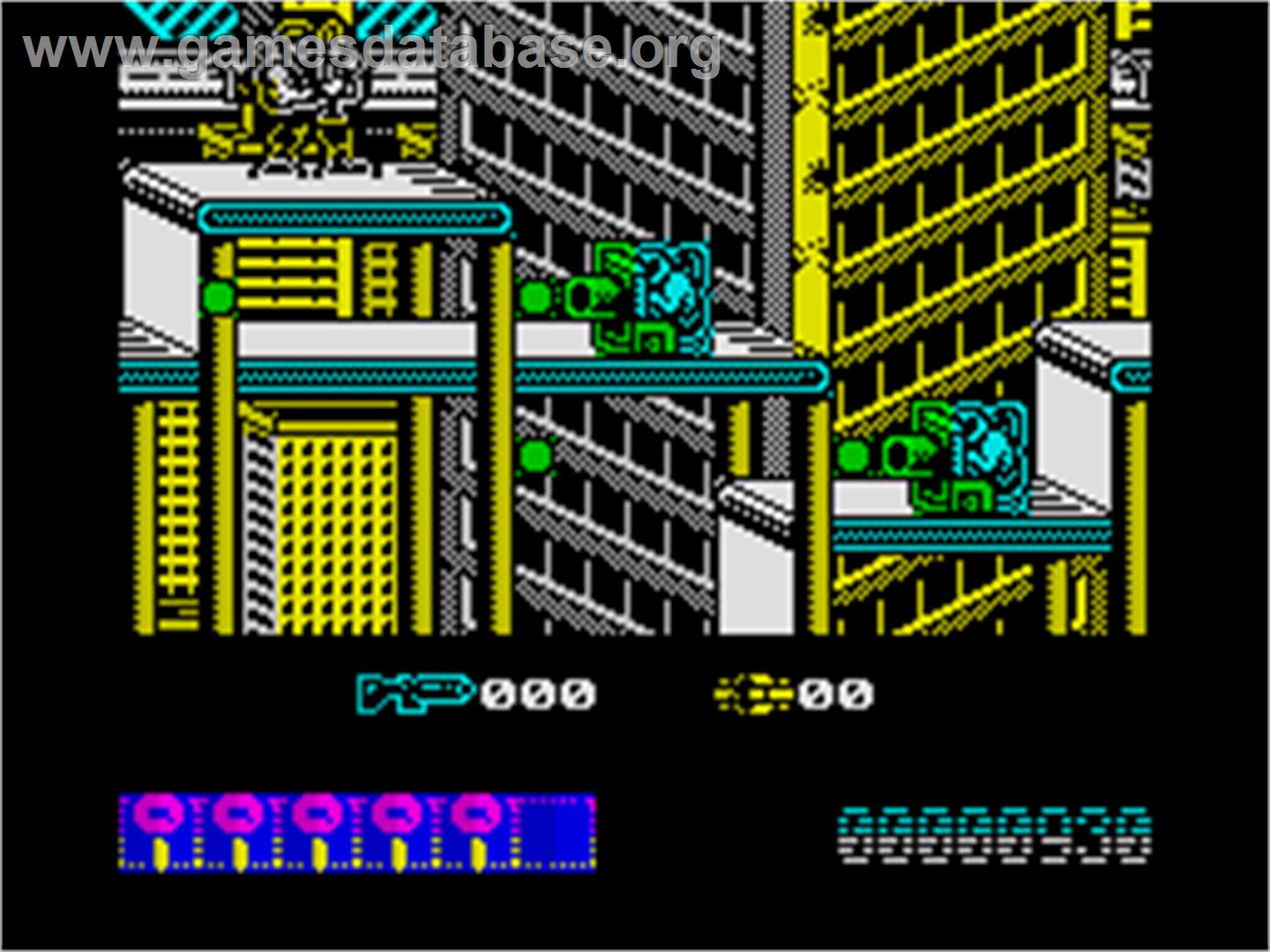 Midnight Resistance - Sinclair ZX Spectrum - Artwork - In Game