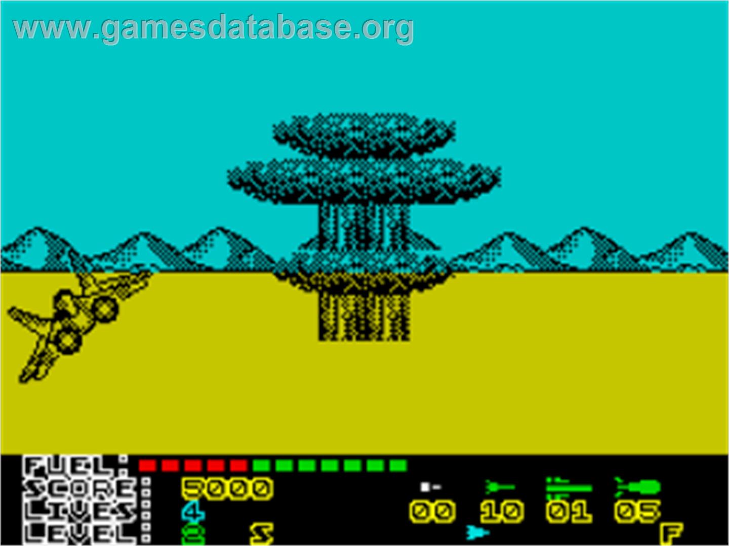 Mig-29 Soviet Fighter - Sinclair ZX Spectrum - Artwork - In Game