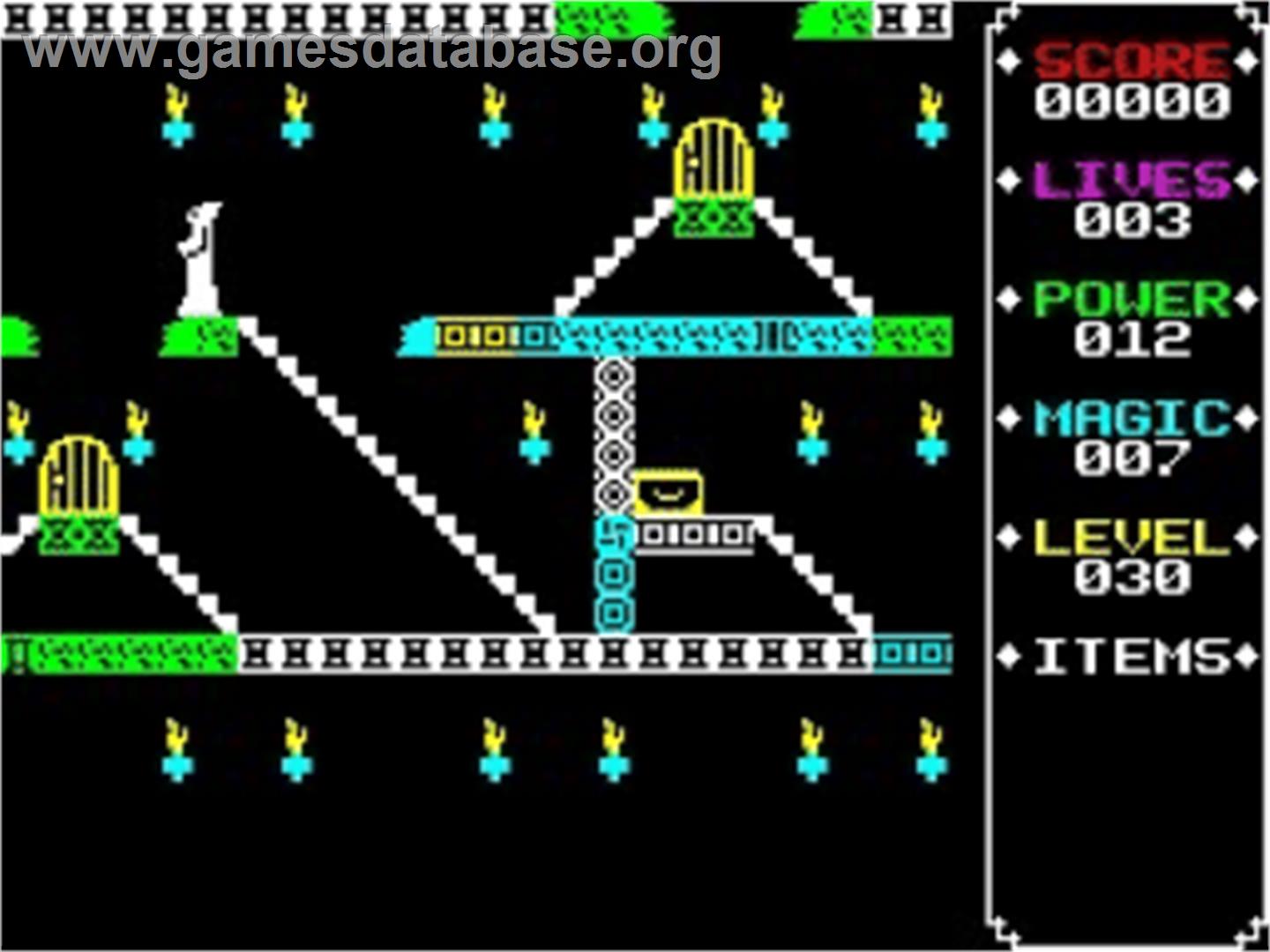 Mighty Magus - Sinclair ZX Spectrum - Artwork - In Game