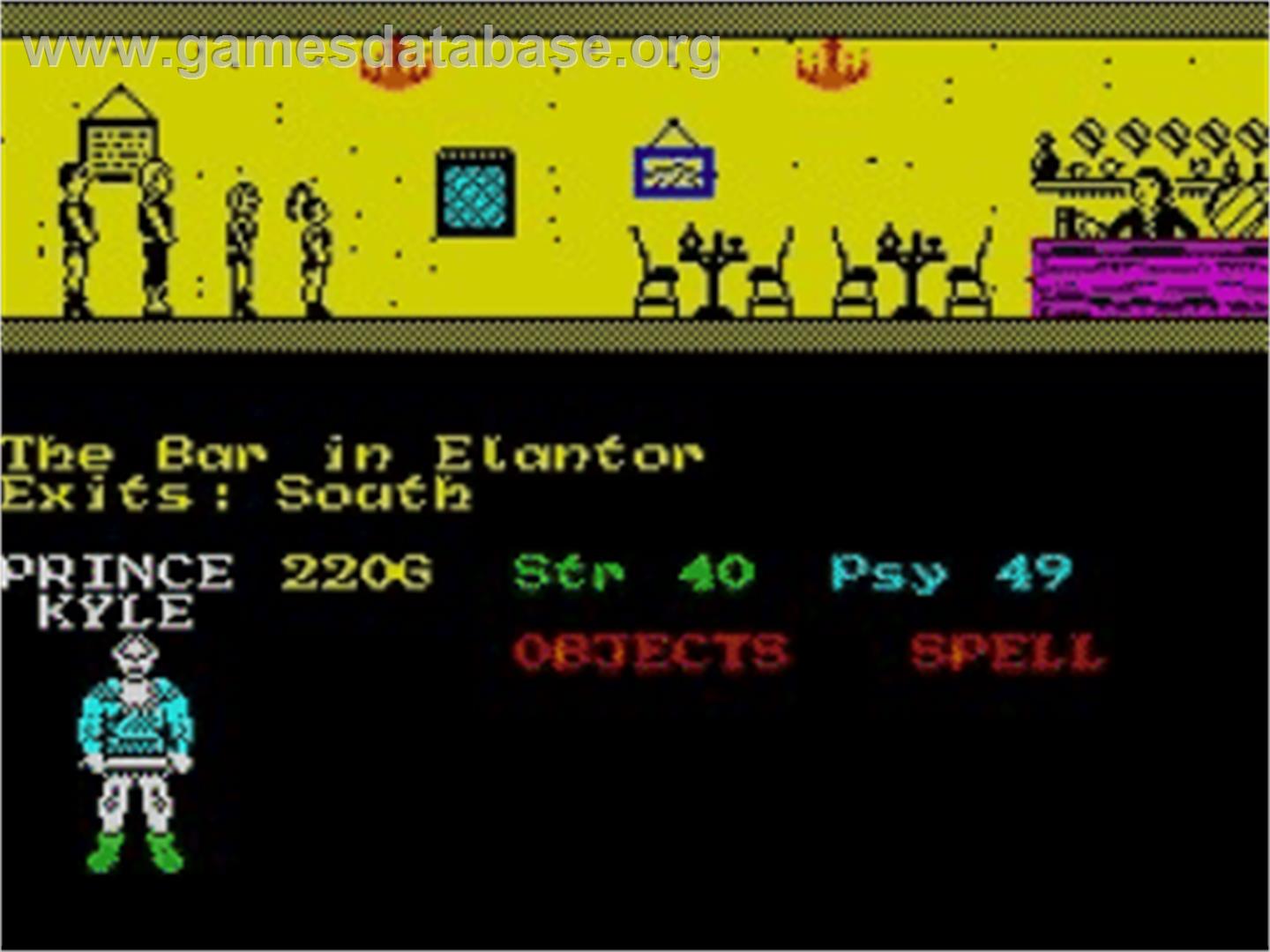 Mindstone - Sinclair ZX Spectrum - Artwork - In Game