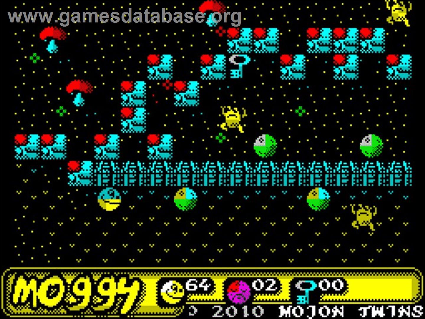 Moggy Adventure - Sinclair ZX Spectrum - Artwork - In Game