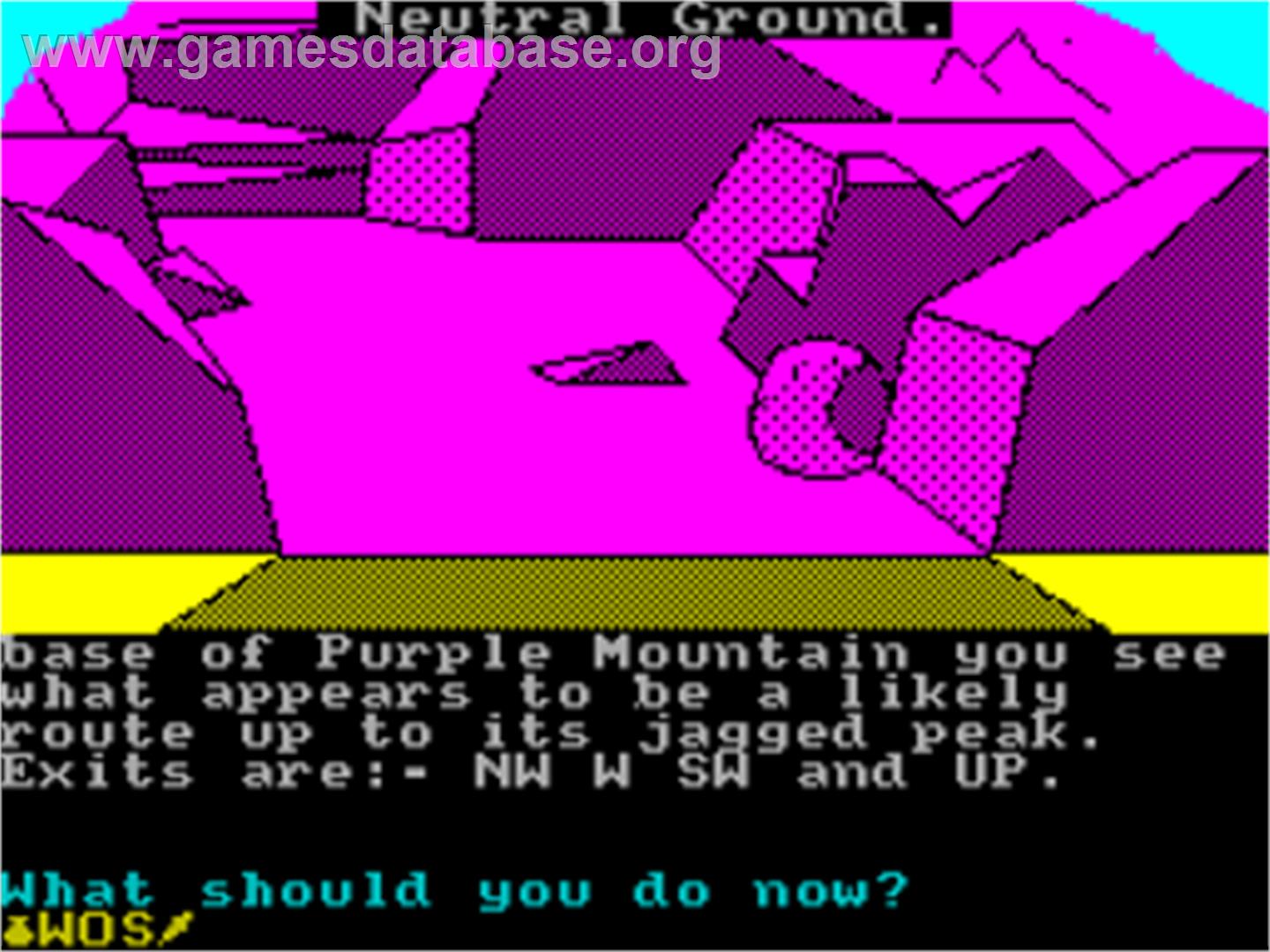 Monster - Sinclair ZX Spectrum - Artwork - In Game