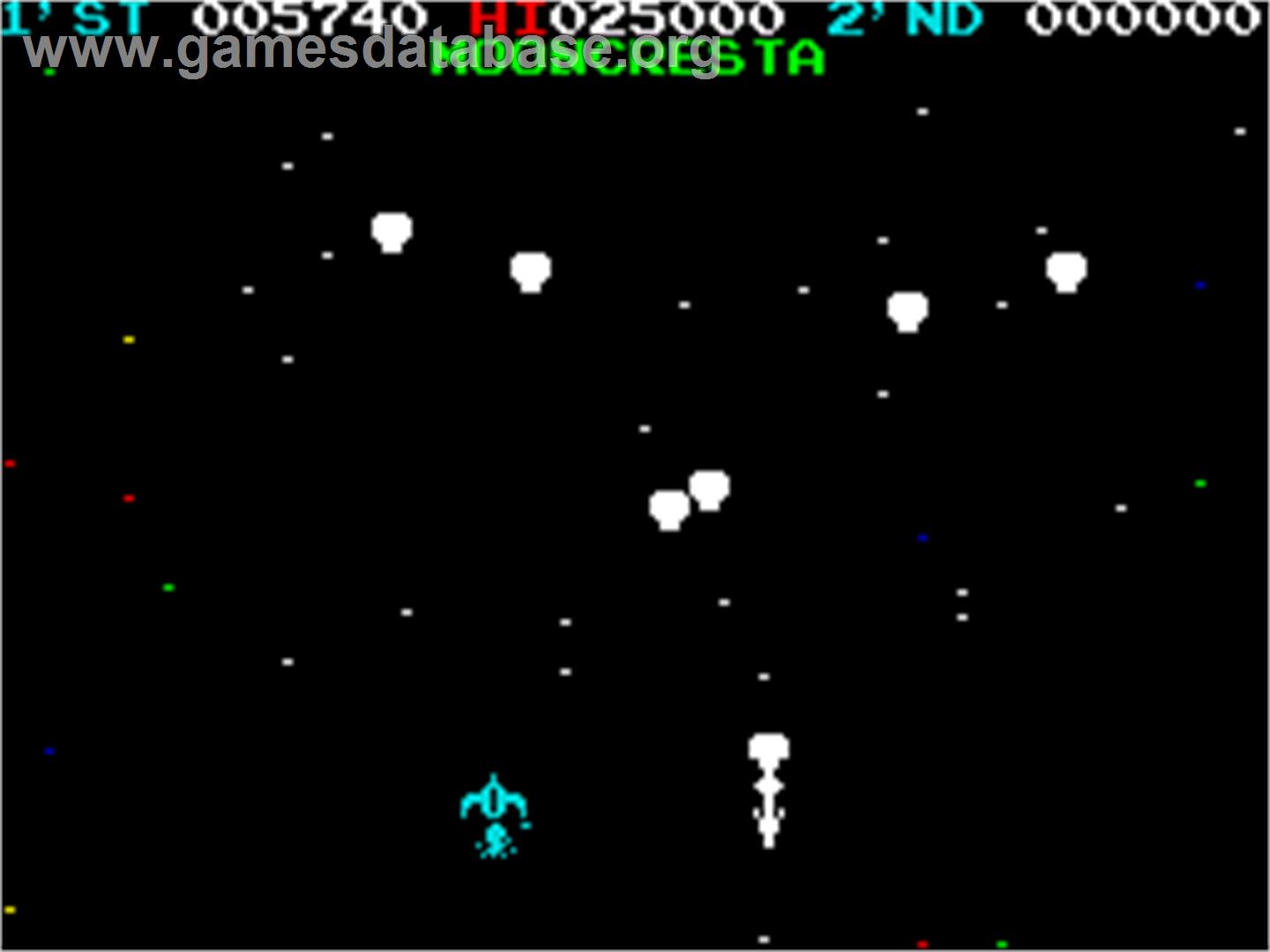Moon Cresta - Sinclair ZX Spectrum - Artwork - In Game
