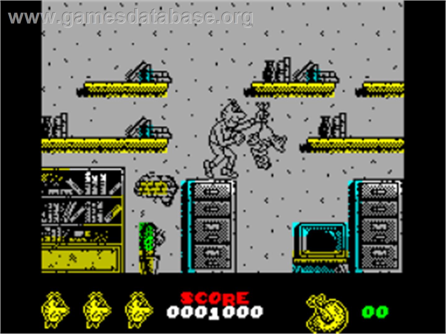 Mortadelo y Filemón 2 - Sinclair ZX Spectrum - Artwork - In Game