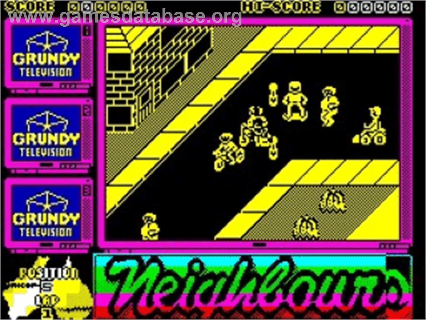 Neighbours - Sinclair ZX Spectrum - Artwork - In Game