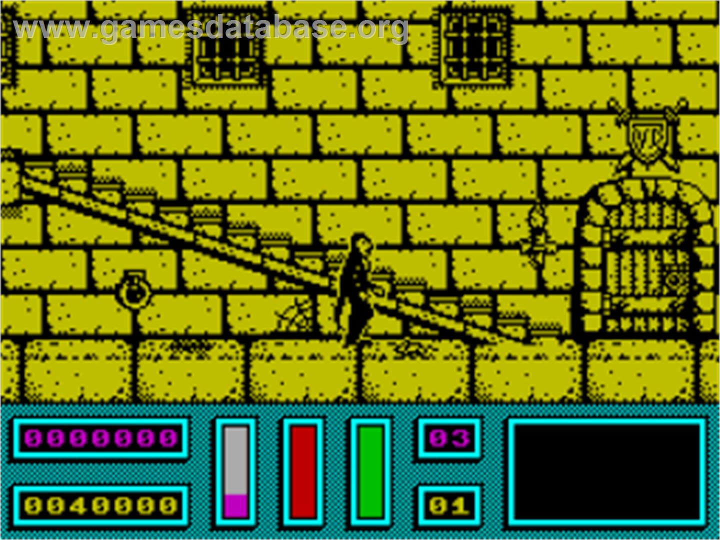 Night Hunter - Sinclair ZX Spectrum - Artwork - In Game