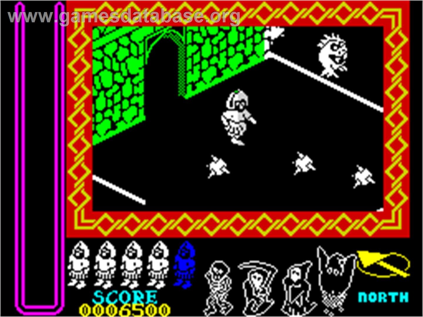 Nightshade - Sinclair ZX Spectrum - Artwork - In Game